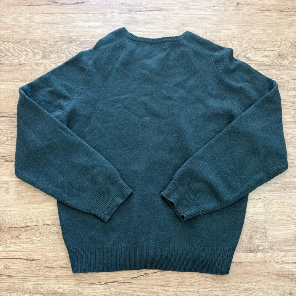 Men's Polo Ralph Lauren‎ V-Neck Lambswool Sweater - Size Large
